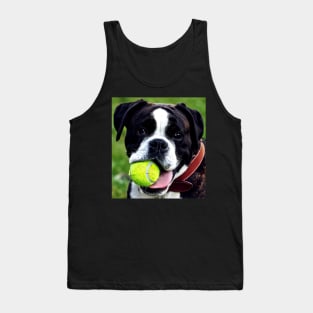 Dog Fetch Ball Tank Top